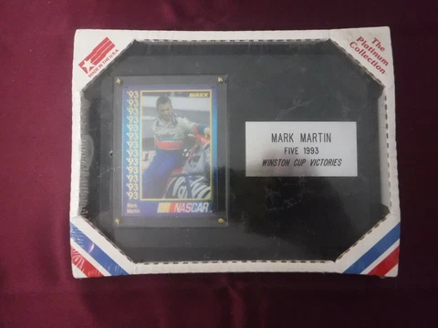 NEW Mark Martin #6 Valvoline NASCAR Faux Marble Wall Plaque 7 3/4" x 5 3/4" 1993 Cover