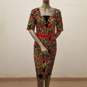 Hübsches Kleid von Joe Browns, 36 / UK 10, schwarz, rot, nude, gelb, türkisgrün, - Bild 1 von 24