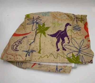 Falda cama doble dinosaurios colorida ropa de cama para niños caída de 13 pulgadas Foto 1 de 4