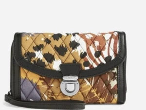 Vera Bradley Ultimate Wristlet Painted Feathers - Picture 1 of 2