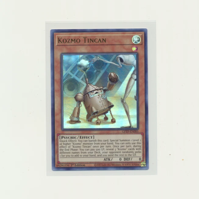 Yu-Gi-Oh Ghosts from the Past 1st Edition Kozmo Tincan - Image 1 of 1