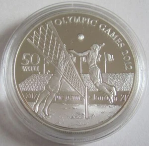 Vanuatu 50 Vatu 2009 Olympia London Beachvolleyball Silber - Bild 1 von 2