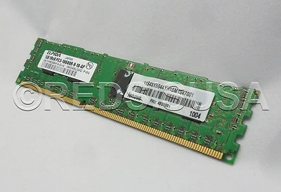 Genuine Lenovo 1GB 1333MHZ 240-PIN PC3-10600 Memory Module EBJ10RE8BAFADJE - Image 1 of 3