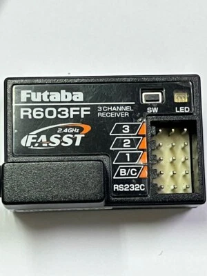 Futaba R603FF 3-Kanal Telemetrie Empfänger 2,4GHz FASST RS232C - Bild 1 von 4