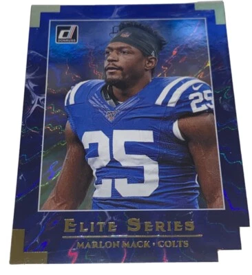 2020 Marlon Mack Donruss Elite Series Refractor No. ES-MM (MINT) - Image 1 of 3