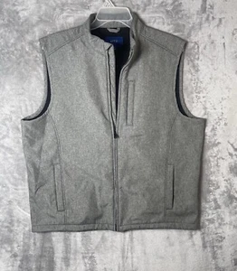 Apt. 9 Men's  Gray Water Resistant Vest Size Extra Large Black Inside - Picture 1 of 5
