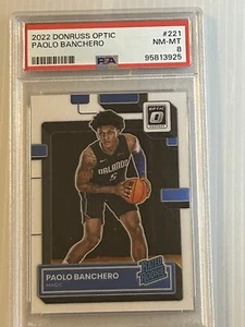 Panini Donruss Optic 2022-23 - Novato clasificado #221 Paolo Banchero (RC) PSA - Imagen 1 de 2