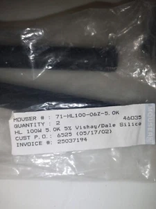 Dale HL-100-06Z-7 Resistor 100 Watt 65Ohm 5% Wire Wound Power Resistor New - Picture 1 of 5