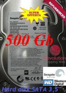 Disque Dur 500 Go HDD 3,5 " Idéal pour DVR Nvr XVR Ordinateur Personnel SATA - Photo 1/1