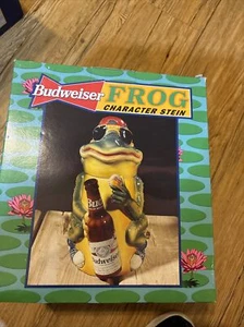 Budweiser Anheuser Busch Frog Character Stein edición temprana - #19/10000 de colección 1996 - Imagen 1 de 6