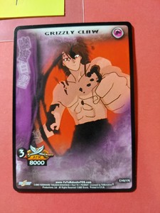 2003 Yu Yu Hakusho Ghost Files #145/176 Grizzly Claw, Common, cd2