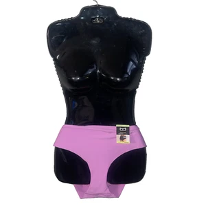NWTS Maidenform Pink Purple Sissy Bikini Panty Criss Cross  Underwear Plus 3X - Picture 1 of 5