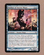 MTG - Walker of Secret Ways - Betrayers - Uncommon VF/EX - BOK Foil Single Card