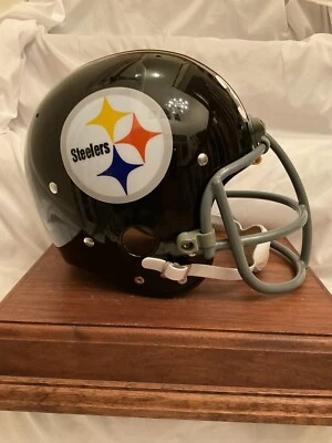 Casco de fútbol americano estilo TK2 Pittsburgh Steelers 1975-76 Franco Harris Foto 1 de 4
