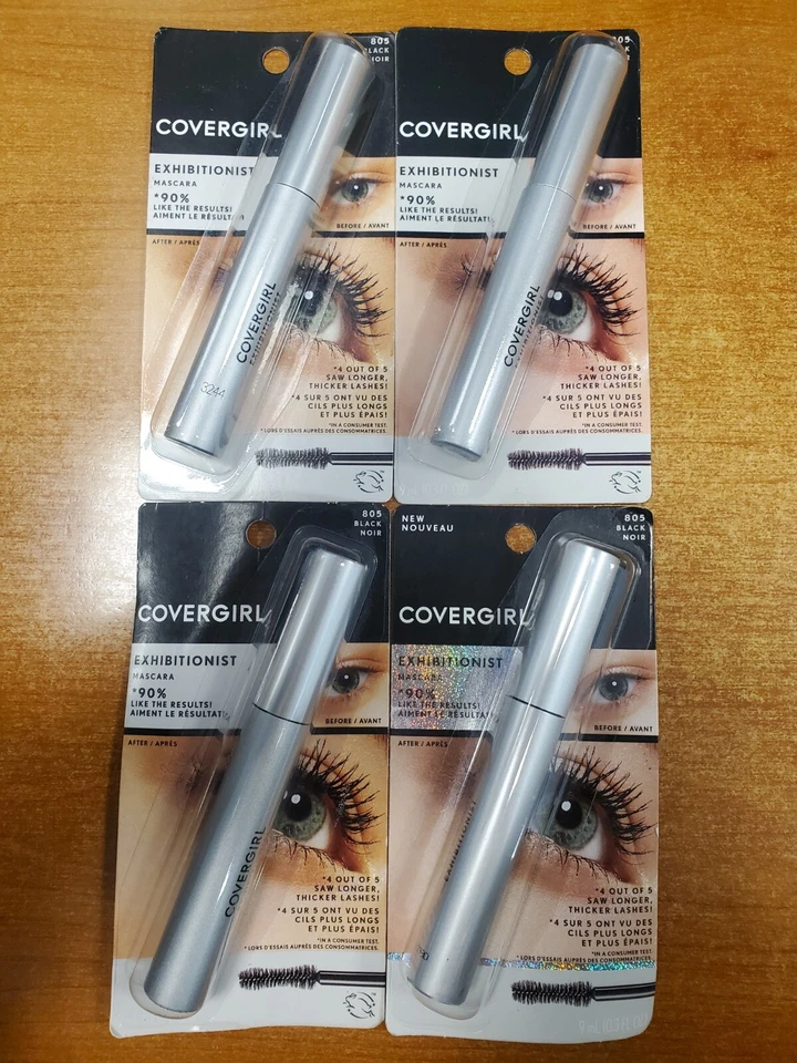 2 X COVERGIRL Exhibitionist Mascara 9ml - 805 Black