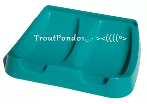 Tupperware Doppio Cucchiaio Riposo Salva Soffitto Gadget in Teal Nuovo - Foto 1 di 4
