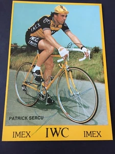 PATRICK SERCU († 2019) Olympiasieger 1964 Radsport signed Autogrammkarte 10x15 - Bild 1 von 1