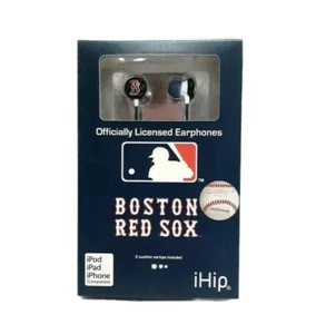 Boston Red Sox Ear Buds Zeikos iHip MLF10169BS MLB Blue/Red NIB "FREE SHIPPING" - Picture 1 of 3
