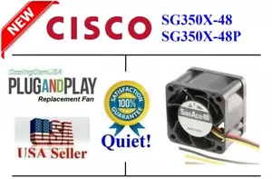 1x Ventilador de repuesto versión silenciosa para Cisco SG350X-48 o 48P Best for Home Lab - Imagen 1 de 6