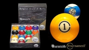 The Best Aramith Super Pro Duramith Tournament Pool Table Top Billiard Ball Set - Picture 1 of 4