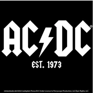 AC/DC Aufkleber Est. 1973 Sticker Angus Hardrock Metal Heavy ca. 10x10 cm - Bild 1 von 3