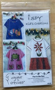 I SPY KINDERKREATIONEN SPASS IN DER SONNE MUSTER UNGESCHNITTEN APPLIKATIONEN KINDER T-SHIRTS - Bild 1 von 3