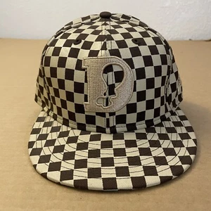Daves Quality Meat Fitted Hat Cap Adult 7 1/8 Brown New Era DQM Rap Hip Hop Mens - Picture 1 of 16