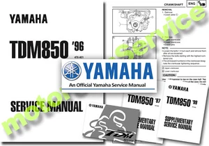 Yamaha TDM850 Workshop Manual 1996 1997 1998 1999 2000 Service Repair Shop - Picture 1 of 2