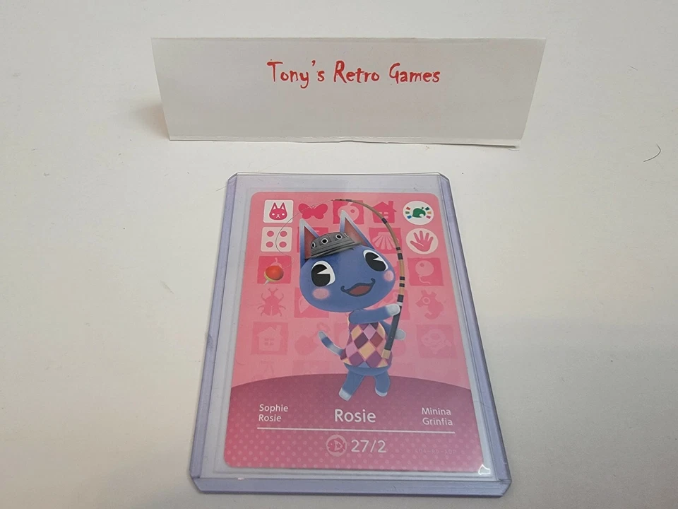 *AMERICAN* ROSIE FESTIVAL ANIMAL CROSSING AMIIBO CARD AUTHENTIC NINTENDO PROMO!! - Image 1 of 1