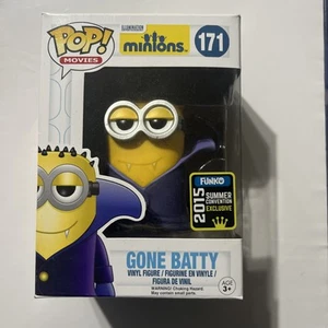 Minions Gone Batty Funko Movies #171 Pop! Vinyl Figure In Box 2015 SDCC STICKER - Picture 1 of 6