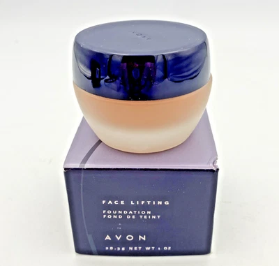 Base lifting facial Avon rubor beige tono de piel uniforme cubierta 1 OZ nuevo en stock 2003 Foto 1 de 4