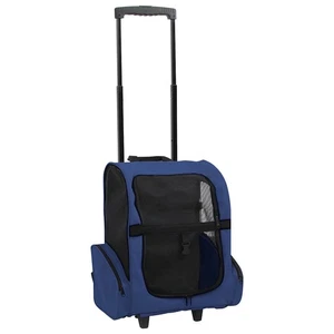 Foldable Multipurpose Pet Trolley Blue – Free Postage - Picture 1 of 8