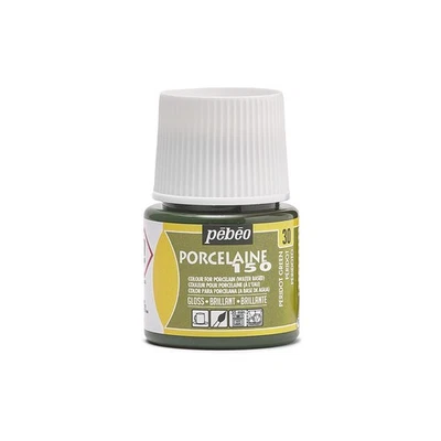 Pebeo Porcelaine 150, China Paint, 45 ml Bottle - Peridot Green Kitchen - Image 1 of 4