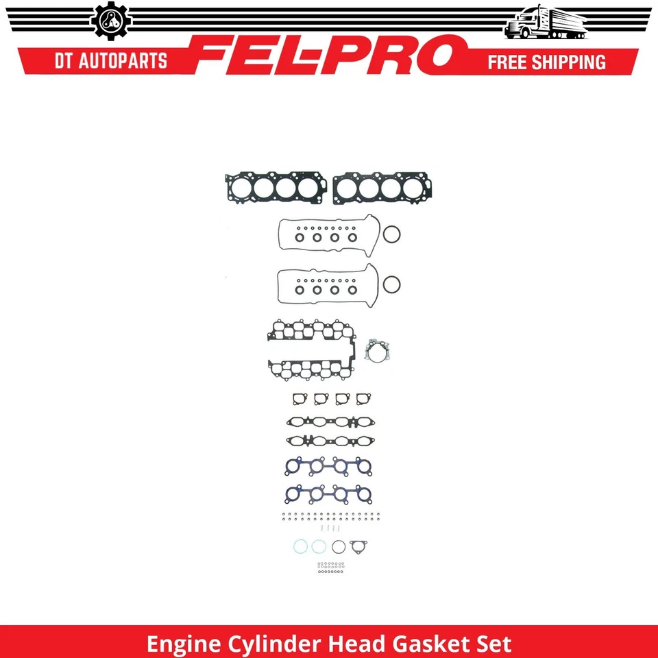 Juego de juntas de culata de motor Fel-Pro 2002 para Lexus LS430 2001-2006 4,3 L V8 Foto 1 de 1