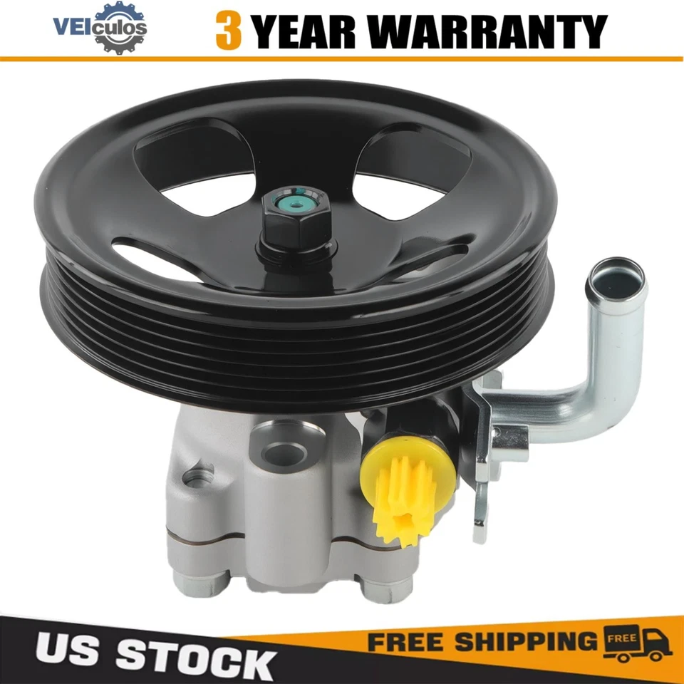 Power Steering Pump W/ Pulley For 05-10 Kia Sportage for Hyundai Tucson 2.7L - Изображение 1 из 4