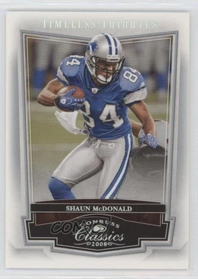 2008 Donruss Classics Timeless Tributes Silver /100 Shaun McDonald #35 - Image 1 of 2