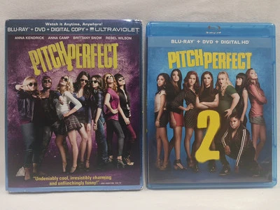Pitch Perfect 1 & Pitch Perfect 2 (Blu-ray Lot) Blu-Ray + DVD + Digital + Ultra  - Image 1 of 4