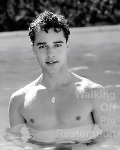 Sal Mineo in a pool 4x6 reprint Gay Estate Collection - Picture 1 of 2