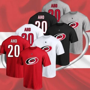Aho Sebastian #20 Carolina Hurricane Name & Number Players Shirt Gift Fan-Made - Picture 1 of 11