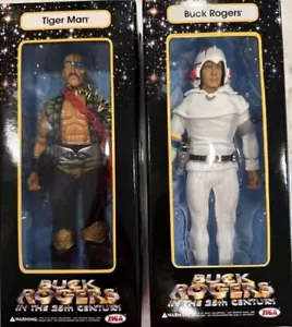 RARE BUCK ROGERS TIGER MAN ZICA TOYS 9" FIGURES FACTORY SEALED OUT OF PRODUCTION - Picture 1 of 8