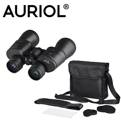 Auriol Binoculars 10×50 Included Shoulder Bag Length-Adjustable Hanging Loop - Image 1 of 4