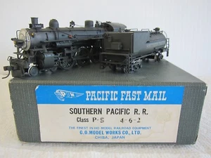 PACIFIC FAST MAIL GOM S.P. P-5 4-6-2 CAN MOTOR CUSTOM PAINT-WEATHERED-BEAUTIFUL! - Picture 1 of 13