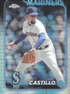 2024 Topps Chrome Luis Castillo #129 Prism Refractor - Picture 1 of 2