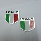 2Pcs Smalll Italy Metal Decal Sticker Badge Emblem Gt 3D Flag Edition Motors Car