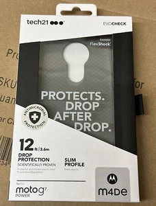 Funda a prueba OEM Tech21 Evo para Motorola Moto G7 Power - ahumada/negra T21-6464 - Imagen 1 de 2