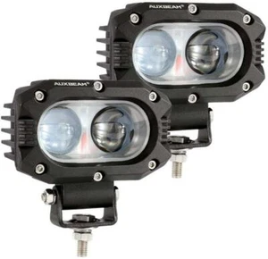 Auxbeam 4 Inch LED Pod Square Pod Light With 5050 LED White Spot Beam (Pack Of 2 - Picture 1 of 12