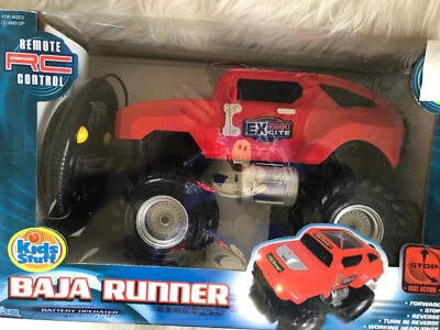 Kiss Stuff Baja Runner Battery Operated Remote Control Car Red  Christmas Toys - Image 1 of 4