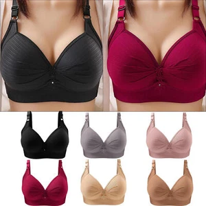 Women Full Coverage Wireless Shaping Bra High Support No Underwire Comfort Bra - Picture 1 of 20