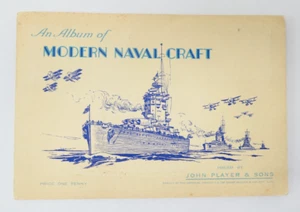 John Player Modern Naval Album 1930s Full Set 50 Cards Warships WW2 Ships - Picture 1 of 11