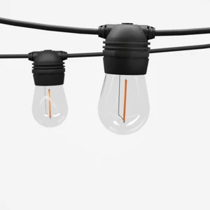 23m Solar Festoon Lights Outdoor LED String Light Christmas Party Decorations - Picture 1 of 7